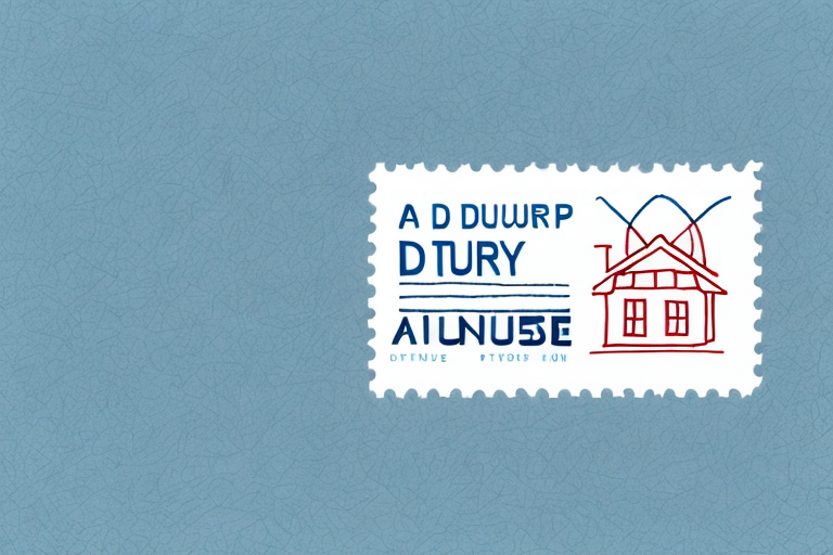 A house with a stamp duty stamp on it