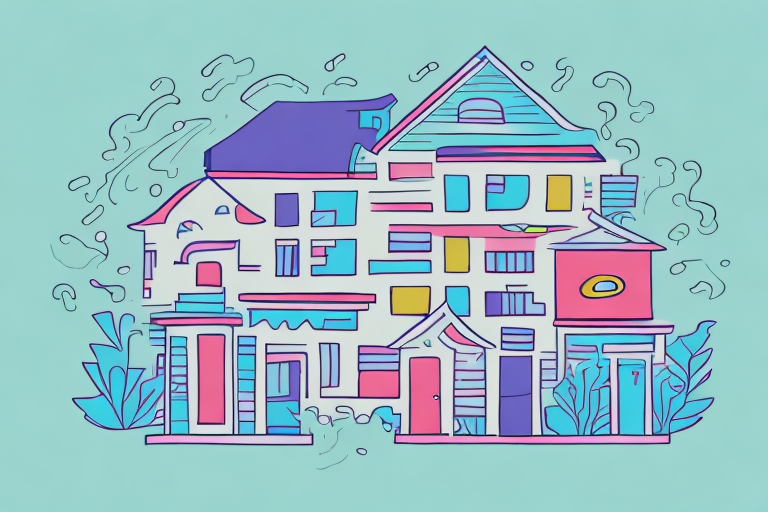 A house surrounded by a variety of zoning signs